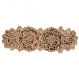 Amaya Table Runner Jute - 35cm x 110cm by James Lane, a Decor for sale on Style Sourcebook