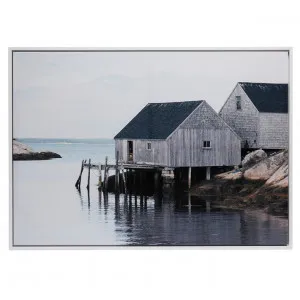 Atlantic Mood Framed Canvas - 140cm x 100cm by James Lane, a Painted Canvases for sale on Style Sourcebook