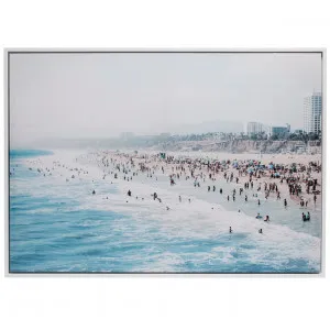 California Waves Framed Canvas - 140cm x 100cm by James Lane, a Painted Canvases for sale on Style Sourcebook