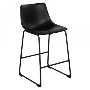 Montana Saddle Counter Stool Black by James Lane, a Bar Stools for sale on Style Sourcebook