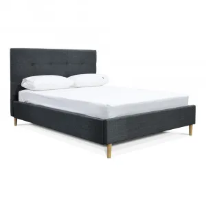 Talia Bed frame Charcoal by James Lane, a Beds & Bed Frames for sale on Style Sourcebook