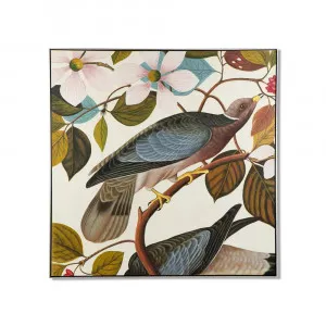 Life of Bird Wall Art Canvas 140 cm X 140 cm by Luxe Mirrors, a Artwork & Wall Decor for sale on Style Sourcebook