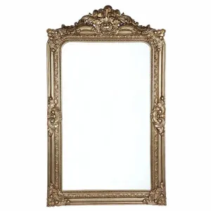 Marguerite Ornate Gold Floor Mirror 120cm x 200cm by Luxe Mirrors, a Mirrors for sale on Style Sourcebook