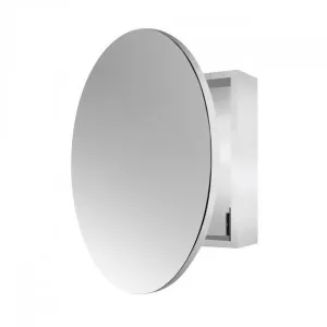 Round Single Door Mirror Cabinet 60cm by Luxe Mirrors, a Cabinets, Chests for sale on Style Sourcebook