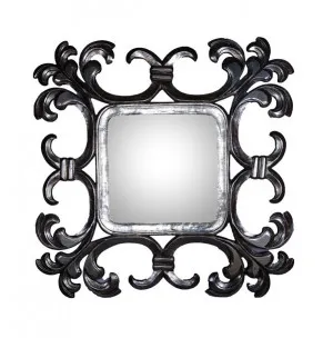 Zambia Wall Mirror in Black or Pewter 120cm Pewter by Luxe Mirrors, a Mirrors for sale on Style Sourcebook