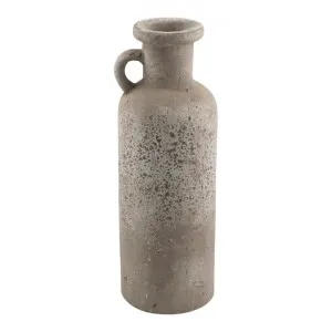 Palmira Terracotta Bottle Vase, Small, Dirty White by Casa Sano, a Vases & Jars for sale on Style Sourcebook