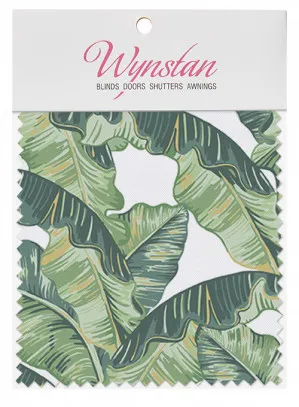 Wynstan Fabric Swatch - Palm Leaf by Wynstan, a Blinds for sale on Style Sourcebook