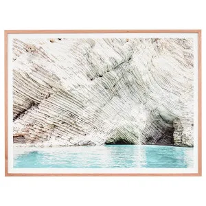 White Cliff Framed Print in 150 x 112cm by OzDesignFurniture, a Prints for sale on Style Sourcebook
