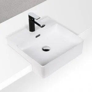 Essence Perugia Semi Recessed Basin 1th - White by Cob & Pen, a Basins for sale on Style Sourcebook