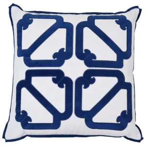 Manly Cotton Scatter Cushion Cover, Navy by COJO Home, a Cushions, Decorative Pillows for sale on Style Sourcebook