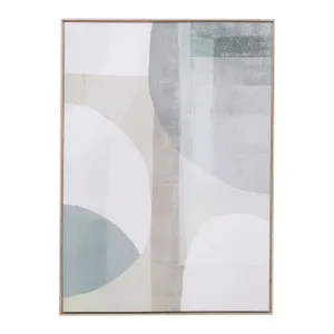 Sage Shapes 1 Box Framed Canvas in 104 x 144cm by OzDesignFurniture, a Prints for sale on Style Sourcebook