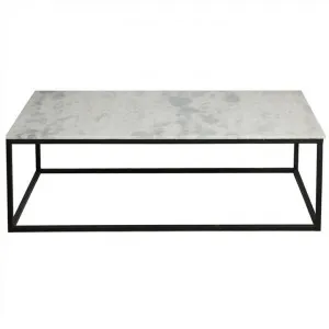 Ayrton Stone and Iron Coffee Table, 120cm by Casa Sano, a Coffee Table for sale on Style Sourcebook