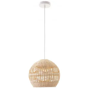 Adasha Rattan Pendant Light, Small by Lexi Lighting, a Pendant Lighting for sale on Style Sourcebook