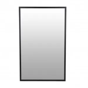 Luxe Rotterdam Black Metal Frame Bathroom Mirror - 50cm x 80cm by Luxe Mirrors, a Vanity Mirrors for sale on Style Sourcebook