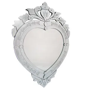 Venice Heart Shaped Venetian Mirror 63cm x 94cm by Luxe Mirrors, a Mirrors for sale on Style Sourcebook