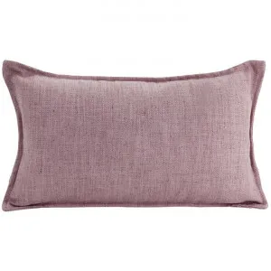 Farra Linen Lumbar Cushion, Blush by NF Living, a Cushions, Decorative Pillows for sale on Style Sourcebook