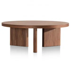 Rayn Wooden Round Coffee Table, 100cm, Walnut by Conception Living, a Coffee Table for sale on Style Sourcebook