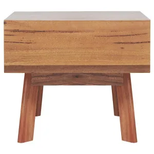 Hunter Side Table 55cm in Western Australian Marri by OzDesignFurniture, a Bedside Tables for sale on Style Sourcebook