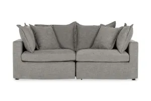 Haven Coastal 3 Seat Sofa, Dark Grey, by Lounge Lovers by Lounge Lovers, a Sofas for sale on Style Sourcebook