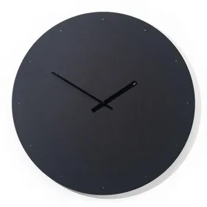 Minimal 49cm Wall Clock - Black by Interior Secrets - AfterPay Available by Interior Secrets, a Clocks for sale on Style Sourcebook