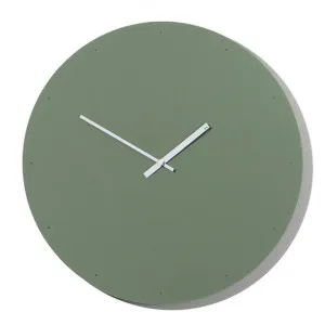 Minimal 49m Wall Clock - Olive by Interior Secrets - AfterPay Available by Interior Secrets, a Clocks for sale on Style Sourcebook