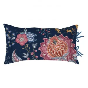 Pip Studio Tree of Life Cotton Lumbar Cushion, Dark Blue by Pip Studio, a Cushions, Decorative Pillows for sale on Style Sourcebook
