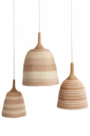Handwoven Pendant Light - Coastal Collection by Her Hands, a Pendant Lighting for sale on Style Sourcebook