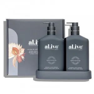 Wash & Lotion Duo   Tray - Coconut & Wild Orange by al.ive body, a Bath & Body Products for sale on Style Sourcebook