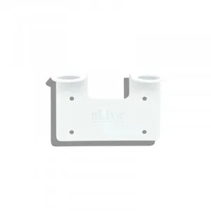 Double Soap Bottle Holder, White by al.ive body, a Bathroom Accessories for sale on Style Sourcebook
