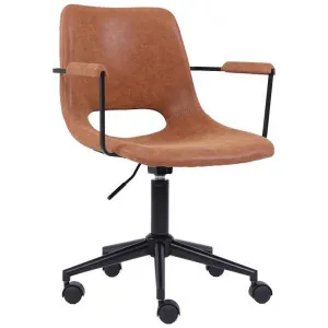 Frano Faux Leather Office Chair, Tan by Dodicci, a Chairs for sale on Style Sourcebook