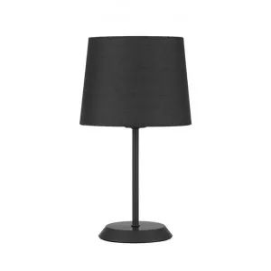 Jaxon Metal Base Table Lamp, Black by Telbix, a Table & Bedside Lamps for sale on Style Sourcebook