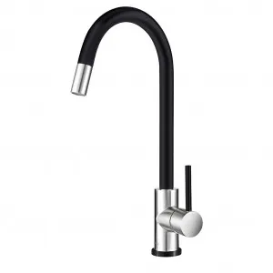 Hafele Mixer Tap Two Tone Black & Stainless Steel by Häfele, a Kitchen Taps & Mixers for sale on Style Sourcebook
