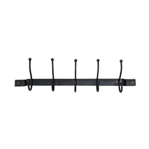 Brugues Wrought Iron Wall Hanger, 5 Hook by French Country Collection, a Wall Shelves & Hooks for sale on Style Sourcebook