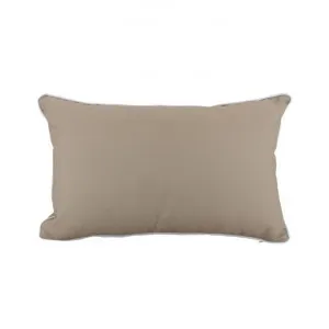 Minell Plain Outdoor Lumbar Cushion, Latte by NF Living, a Cushions, Decorative Pillows for sale on Style Sourcebook