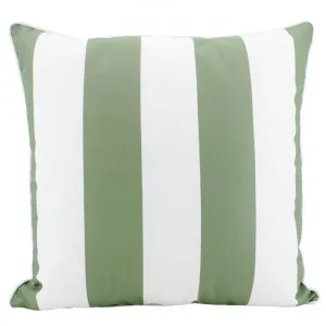 Minell Stripe Outdoor Scatter Cushion, Olive by NF Living, a Cushions, Decorative Pillows for sale on Style Sourcebook