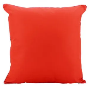 Minell Plain Outdoor Scatter Cushion, Chilli by NF Living, a Cushions, Decorative Pillows for sale on Style Sourcebook