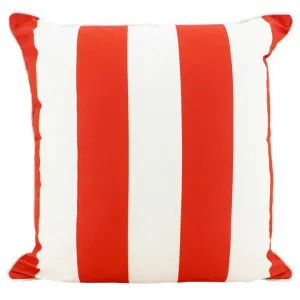 Minell Stripe Outdoor Scatter Cushion, Chilli by NF Living, a Cushions, Decorative Pillows for sale on Style Sourcebook