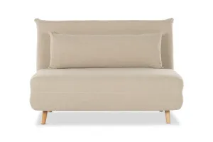 Bishop Modern 2 Seat Sofa Bed, Beige Fabric, by Lounge Lovers by Lounge Lovers, a Sofa Beds for sale on Style Sourcebook