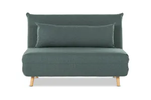 Bishop Modern 2 Seat Sofa Bed, Green Fabric, by Lounge Lovers by Lounge Lovers, a Sofa Beds for sale on Style Sourcebook