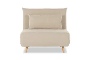Bishop Modern Armchair Sofa Bed, Beige Fabric, by Lounge Lovers by Lounge Lovers, a Sofa Beds for sale on Style Sourcebook