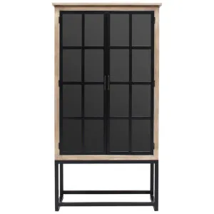 Brooksby Steel Door Mahogany Timer Display Cabinet by Millesime, a Cabinets, Chests for sale on Style Sourcebook