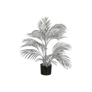 Potted Metallic Effect Artificial Areca Palm, 100cm, Silver by Florabelle, a Plants for sale on Style Sourcebook