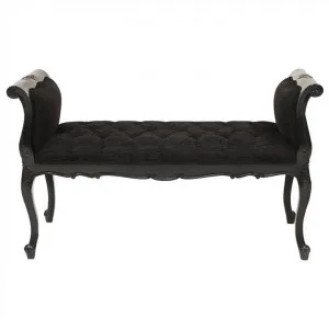 Briennon Hand Crafted Mahogany 2 Seater Bed-End Stool, Black by Millesime, a Sofas for sale on Style Sourcebook