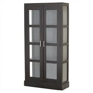 Paris Mahogany Timber Display Cabinet, Chocolate by Centrum Furniture, a Cabinets, Chests for sale on Style Sourcebook