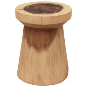 Nolan Solid Soar Timber Round Mushroom Stool by Millesime, a Side Table for sale on Style Sourcebook