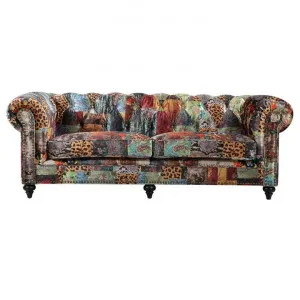 Chanster Fabric Chesterfield Sofa, 3 Seater, Patchwork by Brighton Home, a Sofas for sale on Style Sourcebook