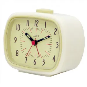 Leni Retro Alarm Clock - Ivory by Leni, a Clocks for sale on Style Sourcebook