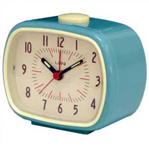 Leni Retro Alarm Clock - Sax Blue by Leni, a Clocks for sale on Style Sourcebook