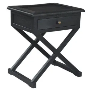 Levi Oak Timber Side Table, Large, Black Oak by Manoir Chene, a Side Table for sale on Style Sourcebook