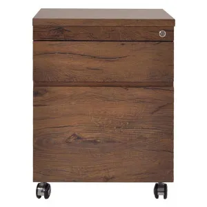 Teresa 2 Drawer File Cabinet with Castors, Antique Oak by OTSGN Imports, a Filing Cabinets for sale on Style Sourcebook